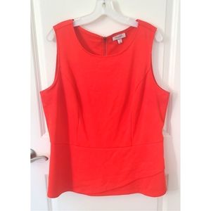 EUC 1X Dress Barn Peplum Blouse